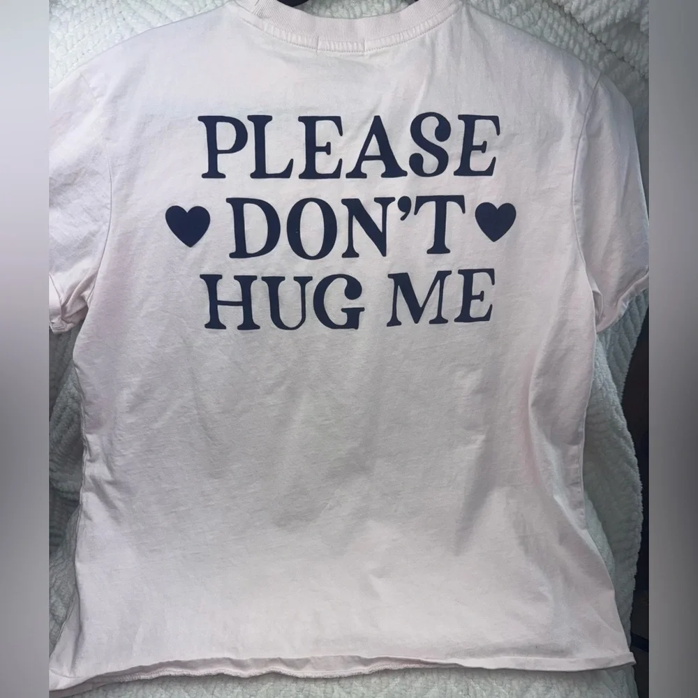 Wildfox Pink 'Off Limits' Short Sleeve Tee - Picture 2 of 4